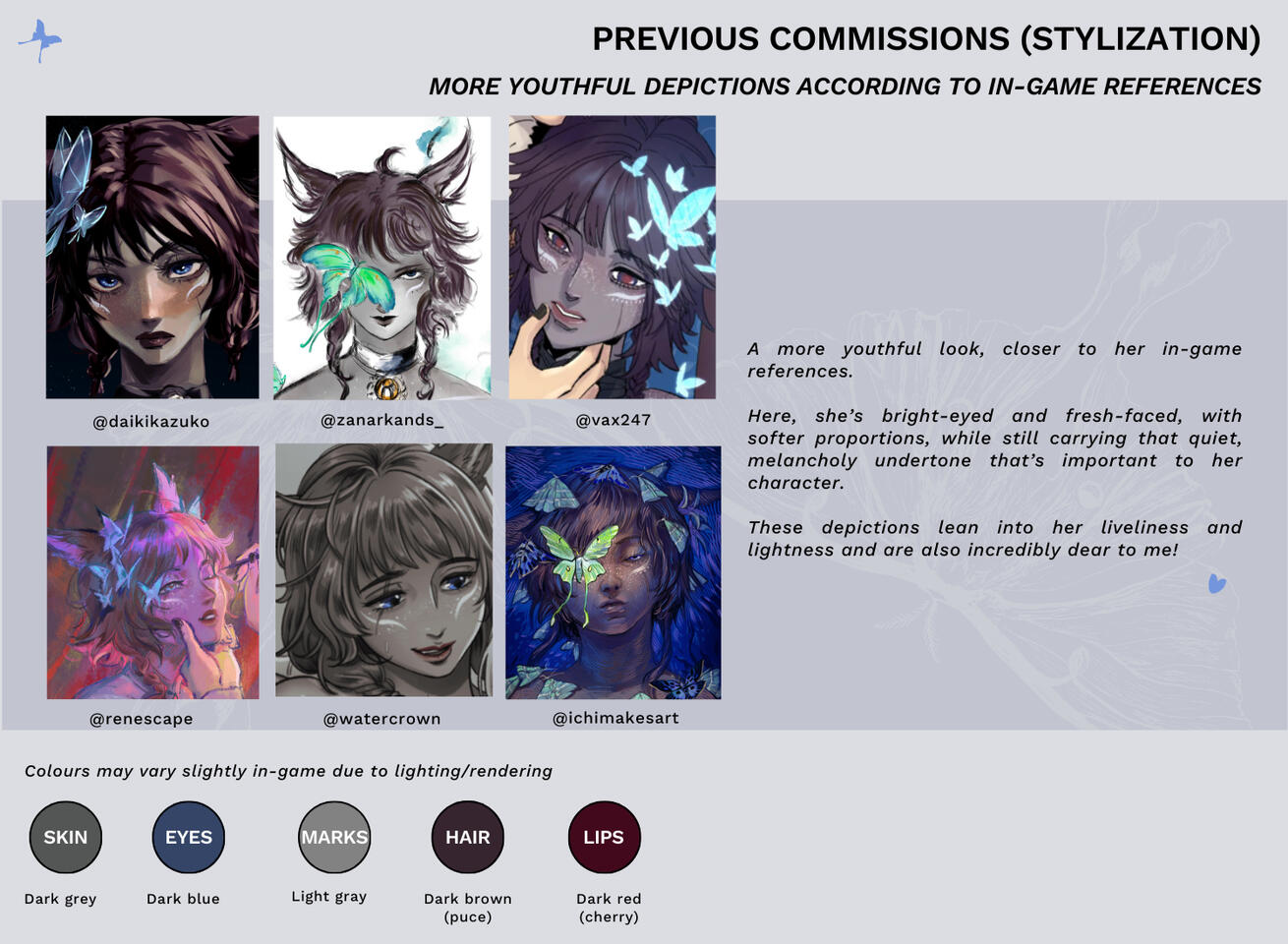 Previous commissions (stylization) 2