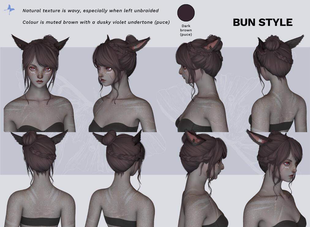 Hair: bun style